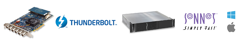 Epoch | 4K Supernova S+. Sonnet Echo Express SE III-R.