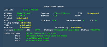 KRONOS K8 Complete access to ancillary data