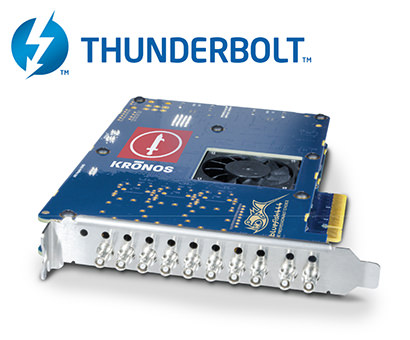 KRONOS K8 Thunderbolt expansion chassis compatibility