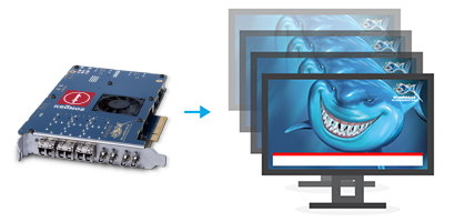 KRONOS K8. 4 x Low-latency video keyers.