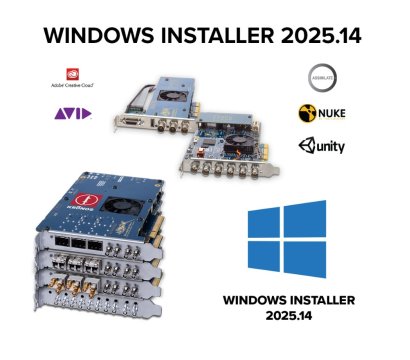 Bluefish444 updates its Windows 11 plug in Install Package to support SDI/ST2110 I/O & HDR for industry leading content creation software 
